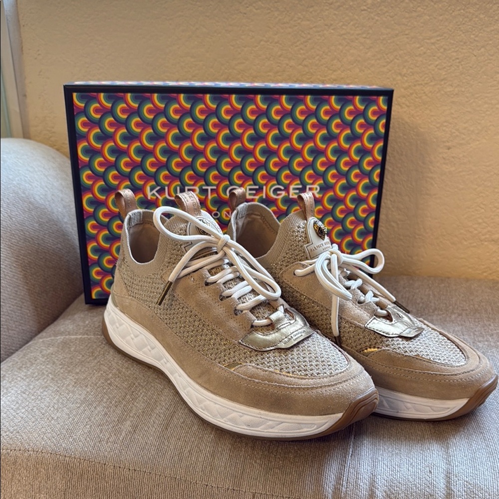 Kurt Geiger Women's Tan Sneakers